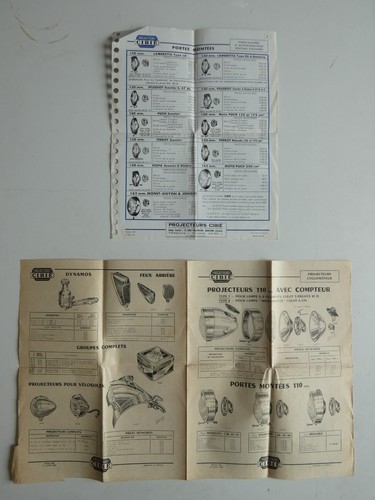 Automobilia lot documents - lot, de