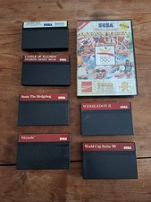 Lot De 6 Jeux Sega Master