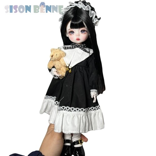 Noir long cheveux droits 6 - long, 1/6