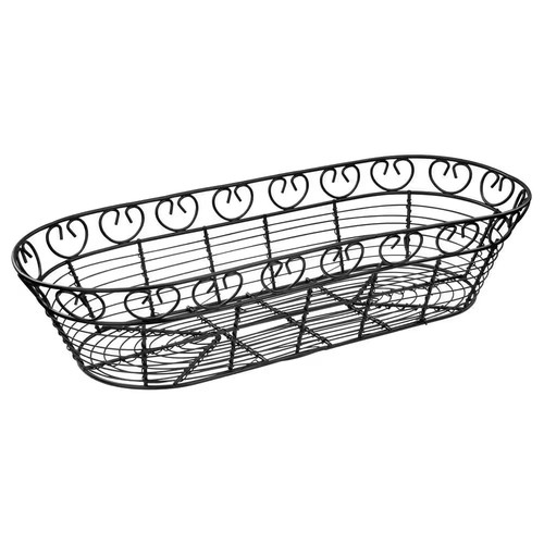 Piece oval black wire - oval,