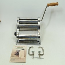 Trattorina Ravioli Maker Pasta Dough Roller Hand Crank Stainless Steel Machine