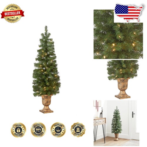 Lifelike 4ft pre lit spruce - lifelike, pre-lit