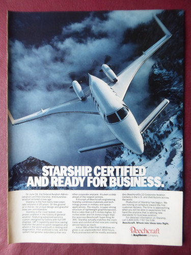 1988 pub beechcraft raytheon - 9/1988,