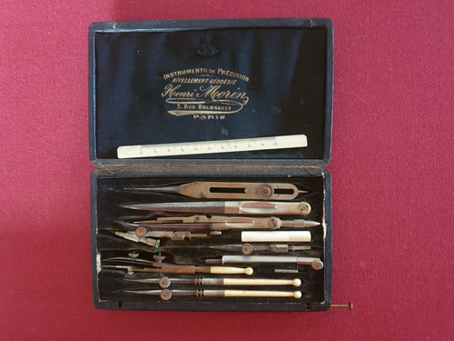 Boîte compas henri morin - henri,