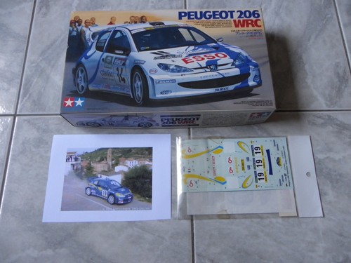 Tamiya peugeot 206 wrc - tamiya, 1/24