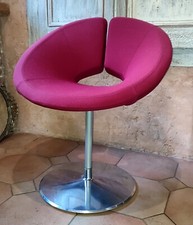 Artifort Design Patrick Norguet Swivel Chair Model Little Apollo Red