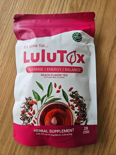 Thé détox lulutox pêche - thé,