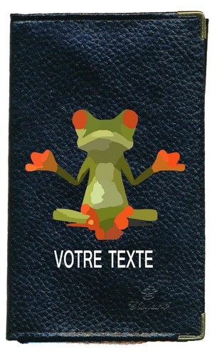 Etui carte grise noir - , en