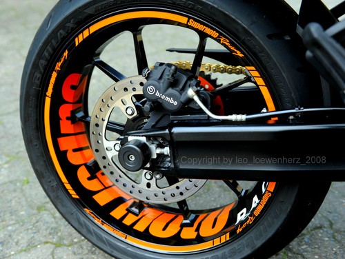 Autocollants jantes supermoto - jantes,