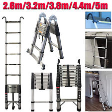 Échelle télescopique à crochet de toit robuste Échelle à crochet détachable 16ft