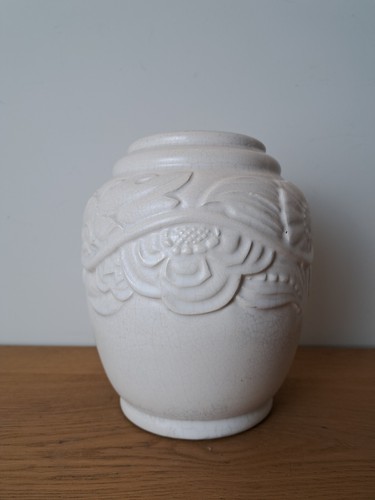 Vase faïence craquelée - faïence,