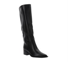 4US Botte Haute Femme En Cuir