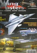 WING MASTERS N°13 ALOUETTE II/ RAFALE M/ AVIAT FR INDOCHINE / LATE 298 / LEO 451