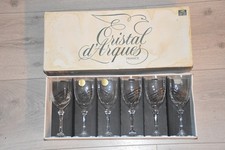 Lot 6 verre Cristal d'Arques