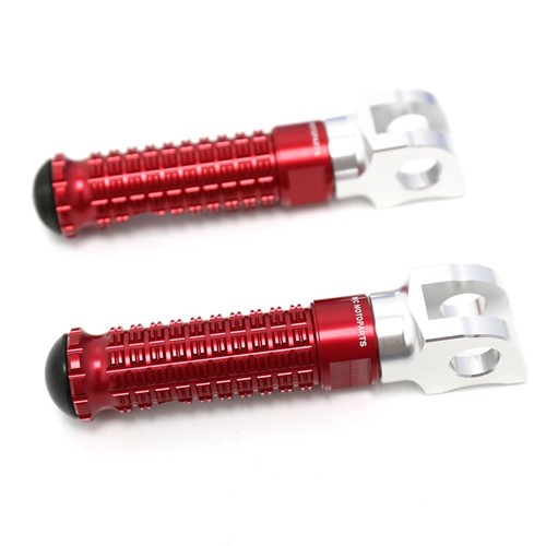 Red mpro front rider foot - red, pegs