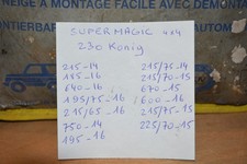 chaine neige camping car KONIG