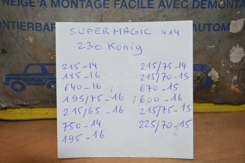 Chaine neige camping car - camping,