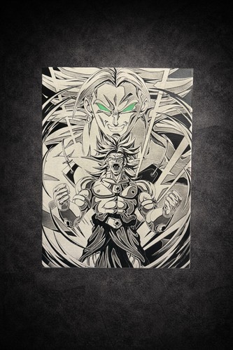 Tableau broly dragon ball - tableau,