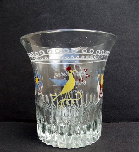 Verre gobelet normand parlant - verre,