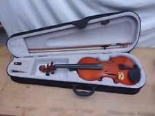 Violon et archet dans leur étui en toile - Bel état