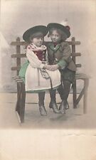 CP LITTLE GIRL GARCON BENCH SEATED HAT