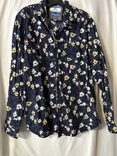 MBX Premium Goods Shirt Mens Long Sleeve Floral Button Down Size XL TG (S119)