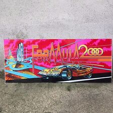 ARCADE GAME PLATE FORMULA 2000 PINBALL CAFE DECO