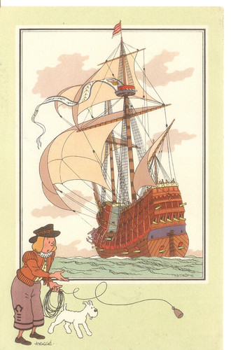 Herge grande carte - grande,