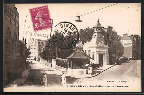 Cpa dinard grande rue et - la, grande-rue