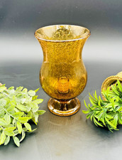 Biot Orange Bubble Glass Candle Holder - 664016