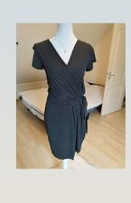 Robe Portefeuille Noire A Pois