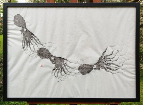 Gyotaku estampe originale - estampe,