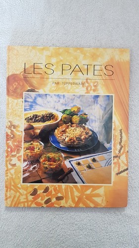 Livre tupperware les pates - livre,