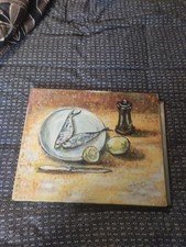 ancien tableau huile sur toile