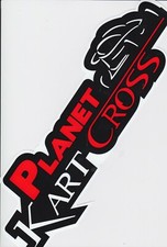 Planet Kart Cross Sticker Formula 1, Le Mans.