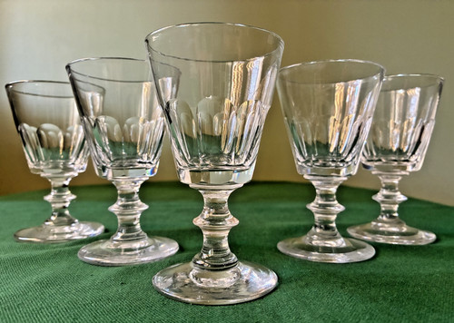 Lot verres vin - 5,