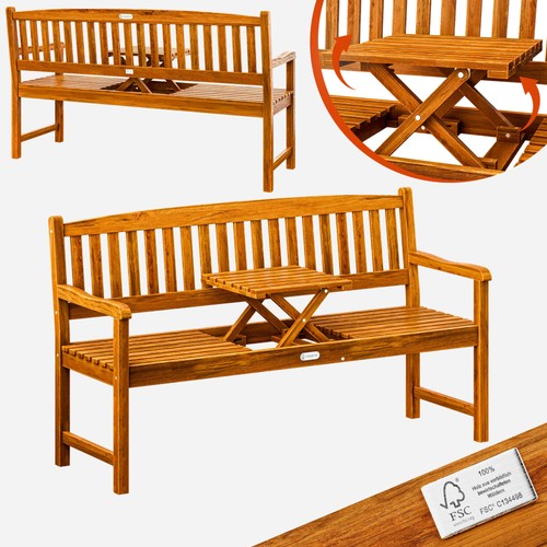 Banc jardin bois - en,