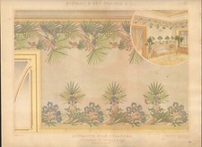 1900 Grande Lithographie Art