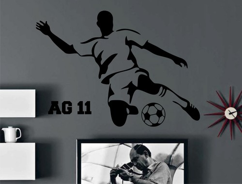 Autocollant mural football - autocollant, wd