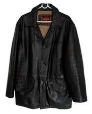 Manteau ¾ homme en cuir