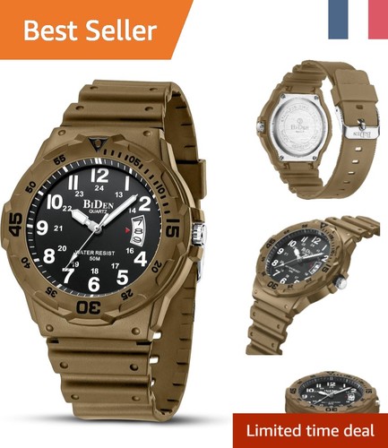 Montre homme étanche avec - montre,
