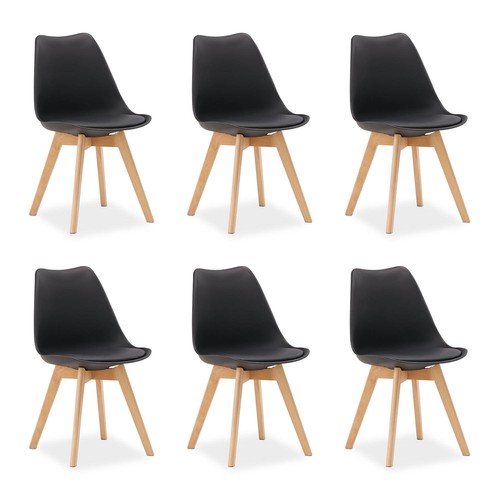Chaises cuisine noir - chaises, de