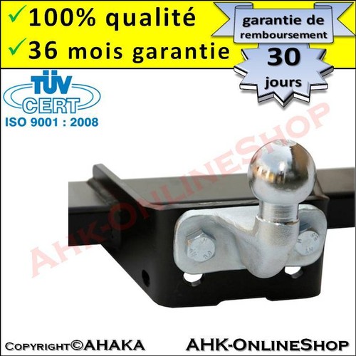 Attelage démontable avec - attelage,