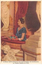 Chromos -COR11070- Chocolat Côte d'or - Reine Astrid - Théâtre Molière- Re