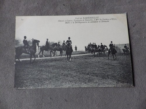 Cpa chasse courre en - cpa,