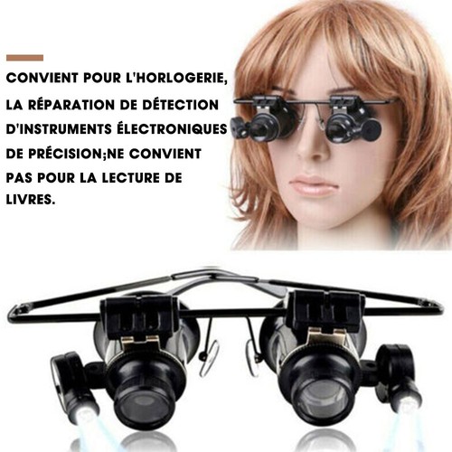 20x loupe led lampe horloger - loupe,