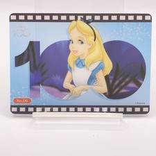 Alice au pays des merveilles #6 Disney 100 Trading Clear Card Japanese...