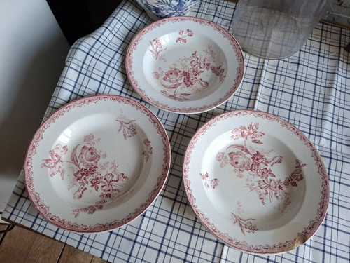 Assiettes creuses fontanges - 3,