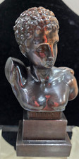 Vintage Bronze Like Bust Sculpture of EPMME Hermes X.E.M. Greece