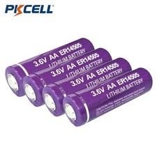 8 x  14500 3.6V 2700mAh Lithium Battery AA size R6 ER14505 same as LS14500